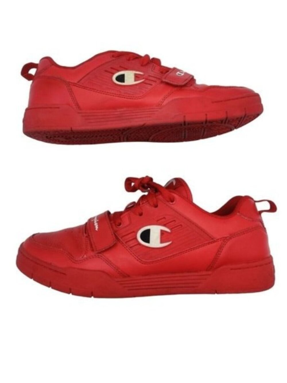 Mens Champion 3 on 3 Low Top shoes in Red Scarlett Color Size 10.5 US
